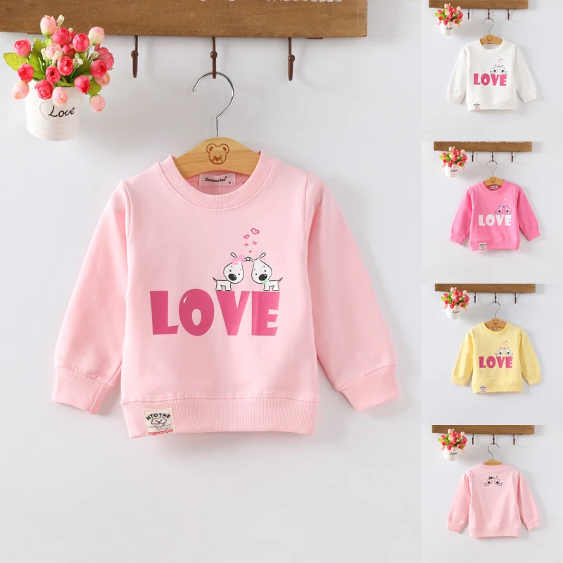 

IENENS Fashion Kids Baby Girls Hoodie Clothes Clothing Hoodies Toddler Infant Girl Sweatshirts Spring Hoodied Cotton T Shirt