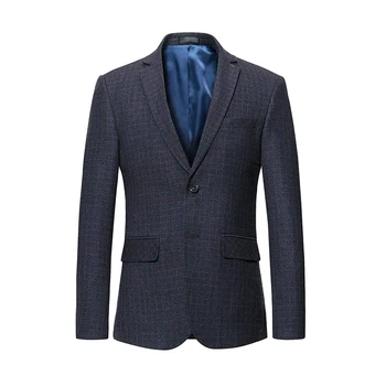 

Autumn Mens Plaid Suit Jacket Asian Size S - 6XL men blazers 2019