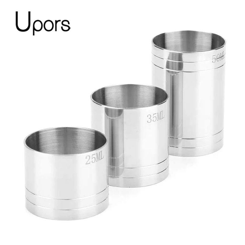 Барный Джиггер из нержавеющей стали UPORS 25/35/50 мл | Дом и сад