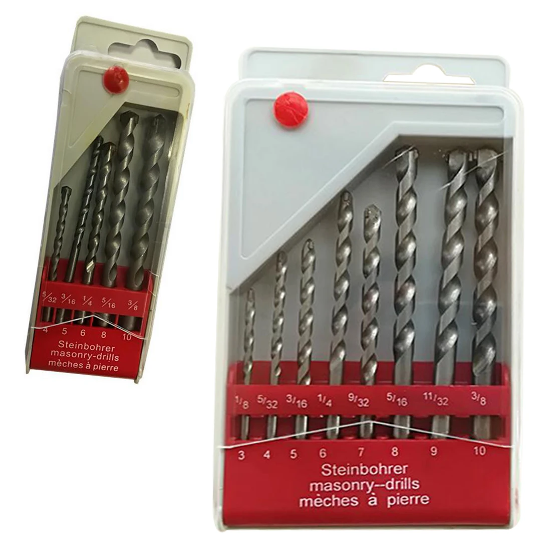 High quality MDBK018 5/8pcs Masonry Drill Bits Tungsten Carbide Tipped