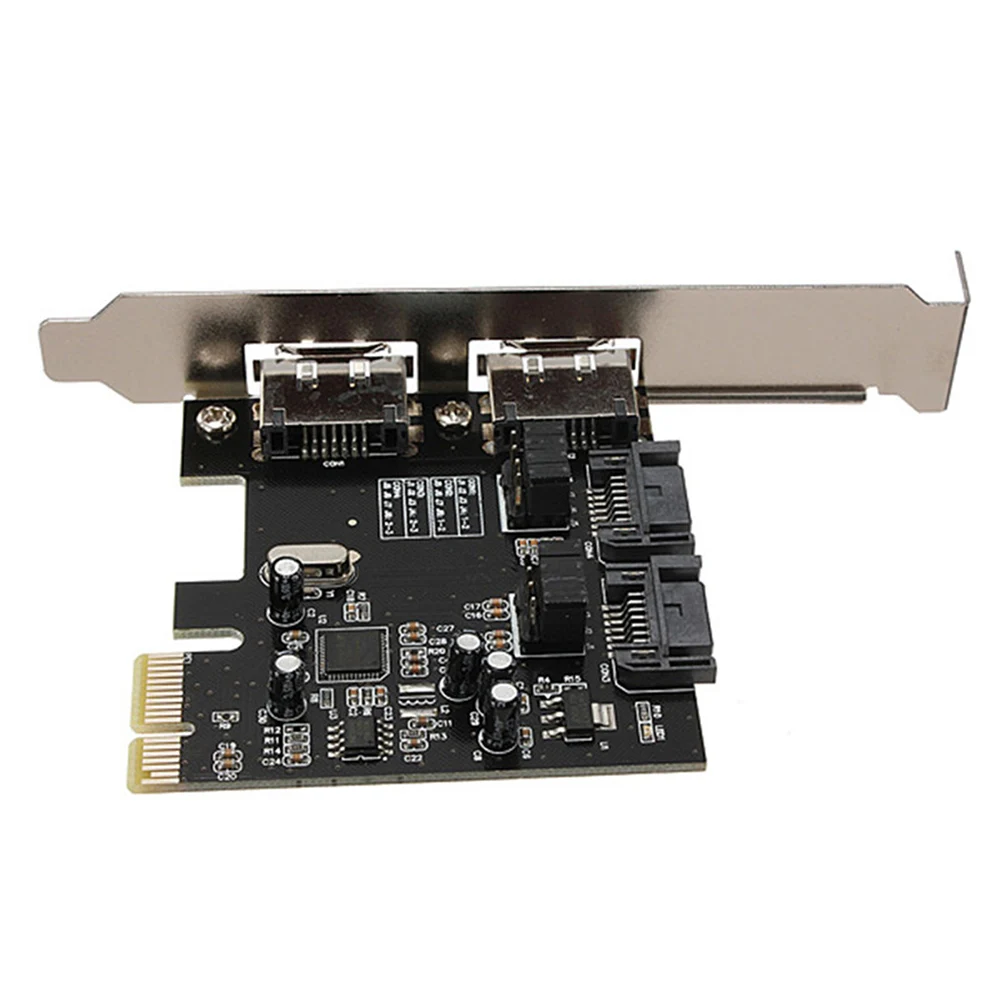 Высокая Скорость PCI-E для SATA3 6 ГБ/сек. eSATA SATA III карты с кабелем для передачи данных для ASM1061