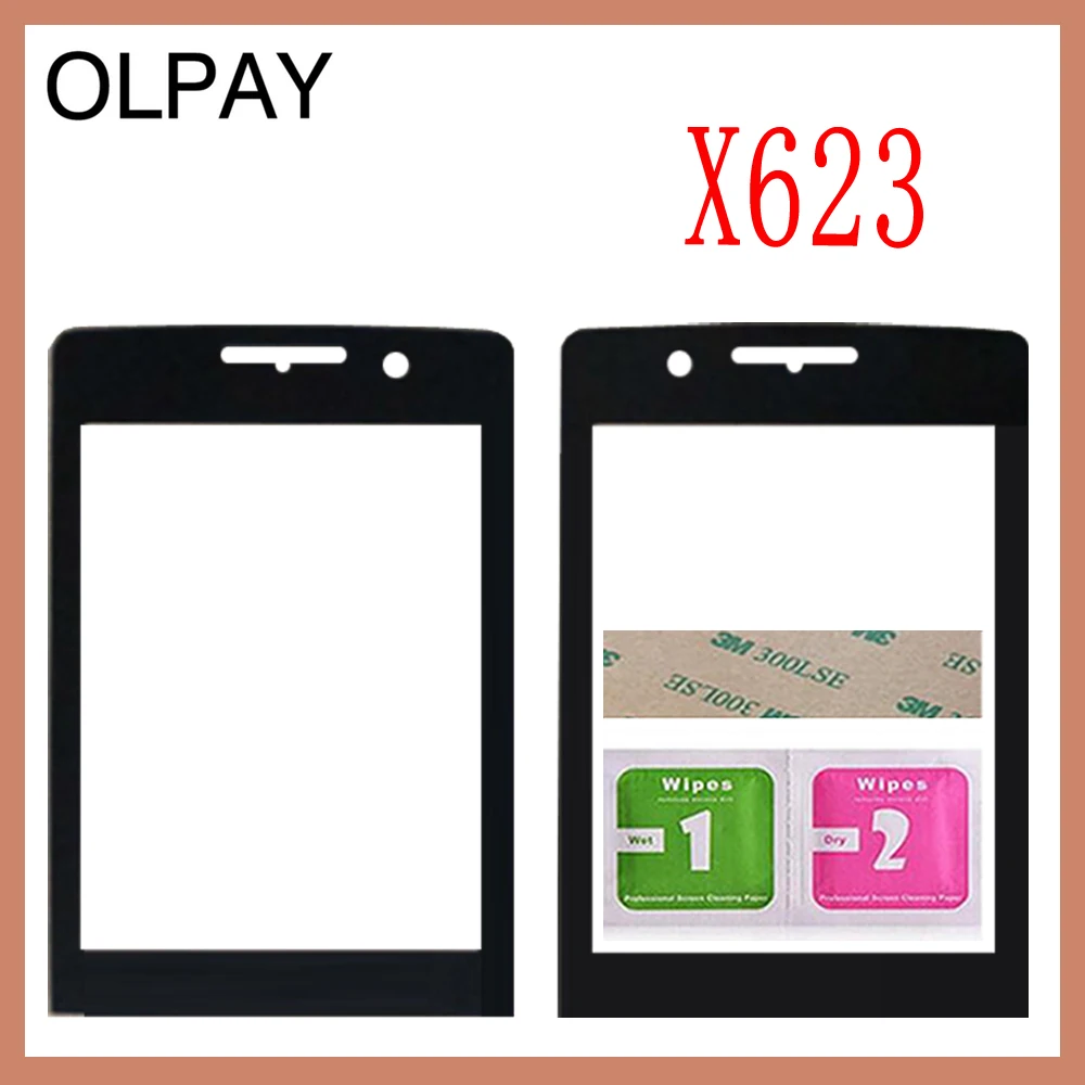 New Original Front Glass Lens For Philips Xenium Philips E560 E570 E571 X623 X1560 X5500 Not Touch Screen Free Shipping