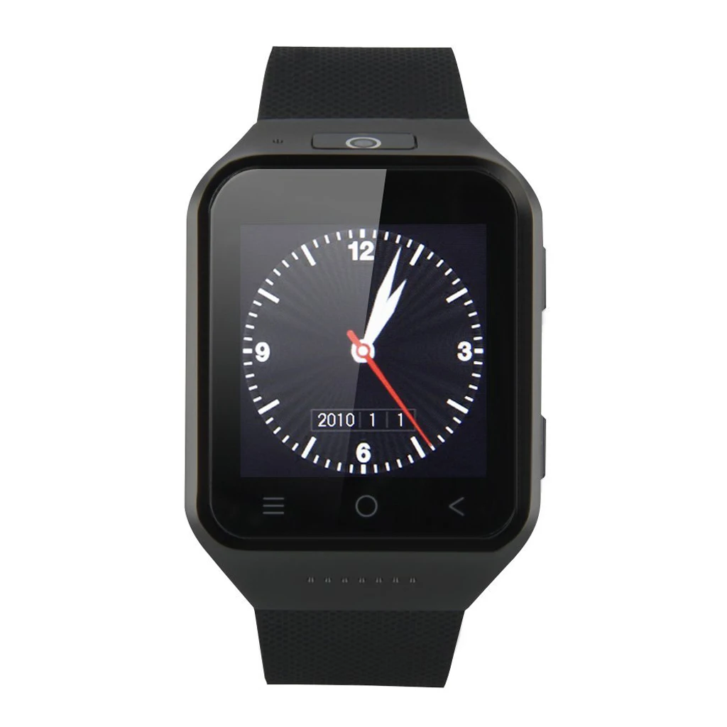 

ZGPAX S8 1.54 Inch Android 4.4 Kitkat OS Dual Core Unlocked 3G SIM Smart Phone Smart Wristwatch (Black)
