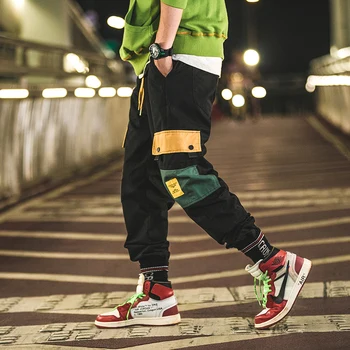 

2018 Japanese Style Men's Camouflage Printing Cotton Casual Pants Trousers Active Elastic Harem Hip Hop Joggers Sweatpants M-3XL