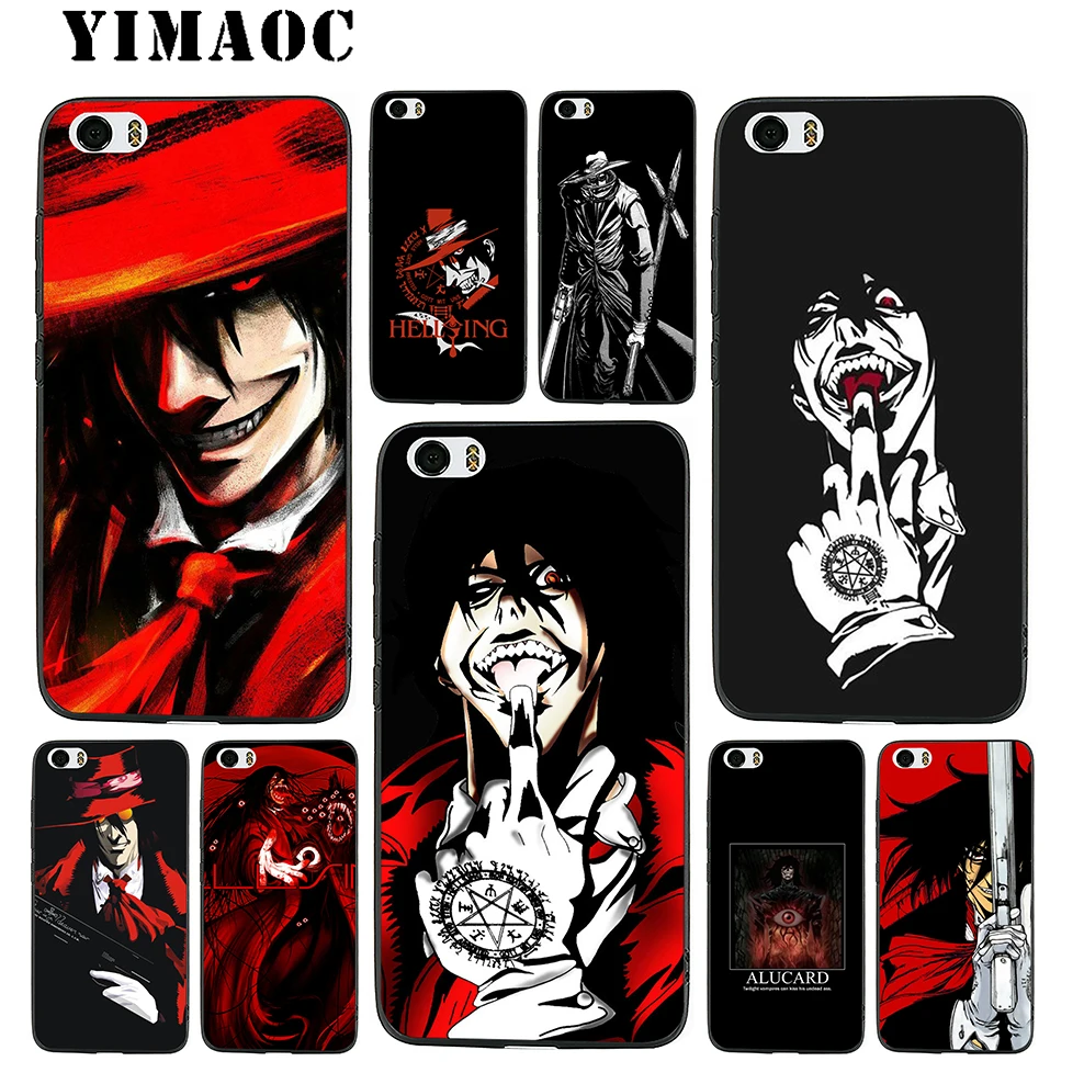 

YIMAOC Alucard Hellsing Anime Soft Silicone Case for Xiaomi Redmi Note 9 Mi 8 Se 7 6 6A A1 A2 4X 4A 5A 5 MAX 3 MiA1 A2