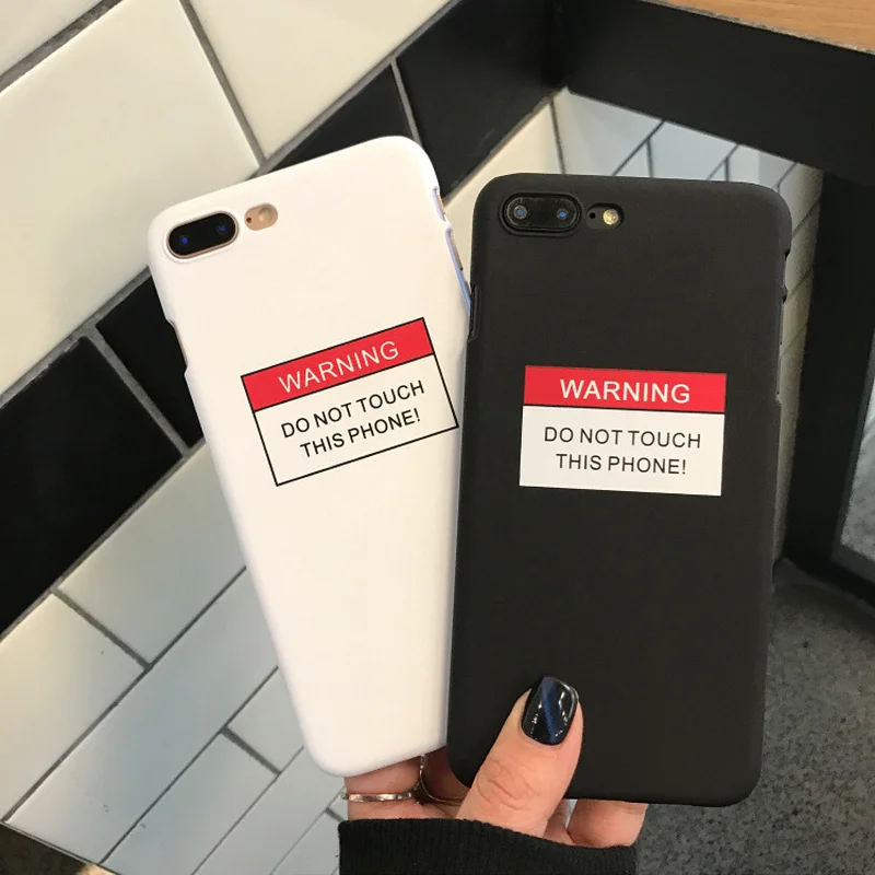 

English Letter Phone Case for Iphone X XS MAX XR PC Hard Case for IPhone 6 6S 7 8 Plus Back Cover IPhone 7 Capa Coque Funda
