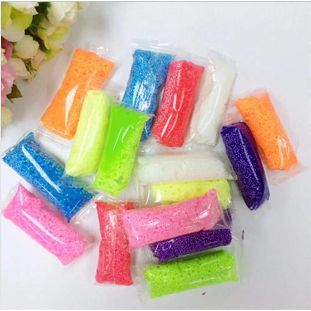 8pcs/set Snow Mud Fluffy Floam Slime Scented Stress Relief No Borax Kids Planner Oyuncak Anxiety Antistress Squishy Squeeze Toy