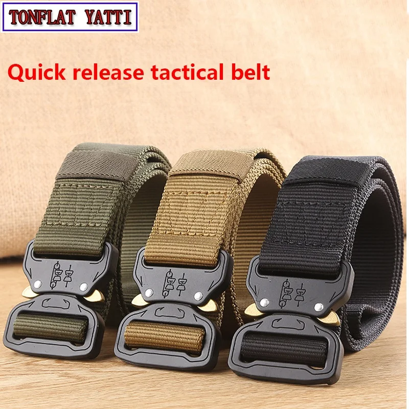 2018WAT Combat Heavy Duty Knock Off Tactical Belt Men US Soldier
