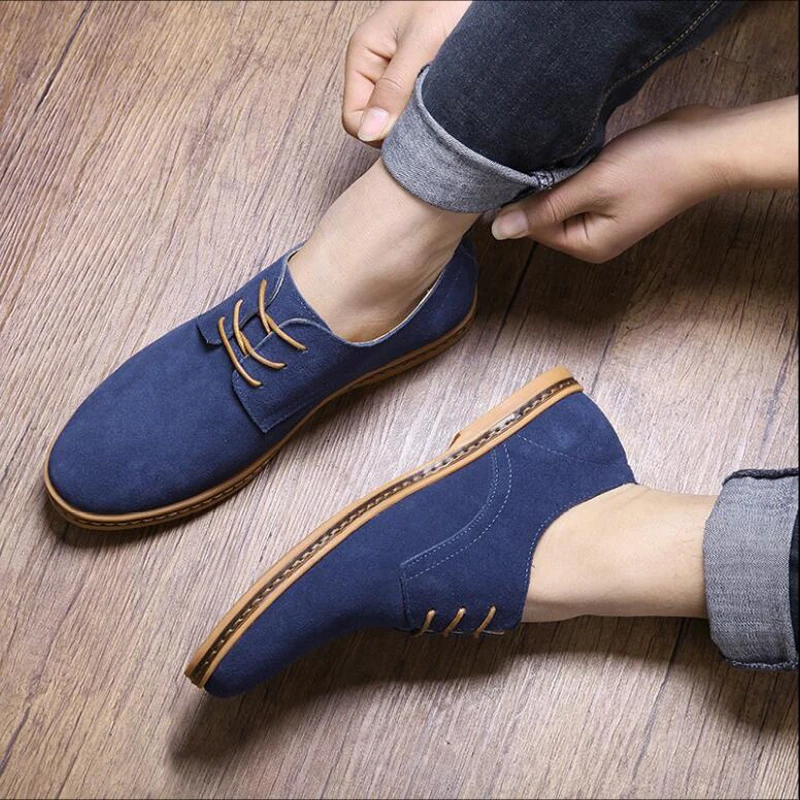 

Men's Casual Shoe moccasins mens breathable men casual shoes size 48 oxford shoes for men 2019 oxfords Plus size 45 46 47 48 12