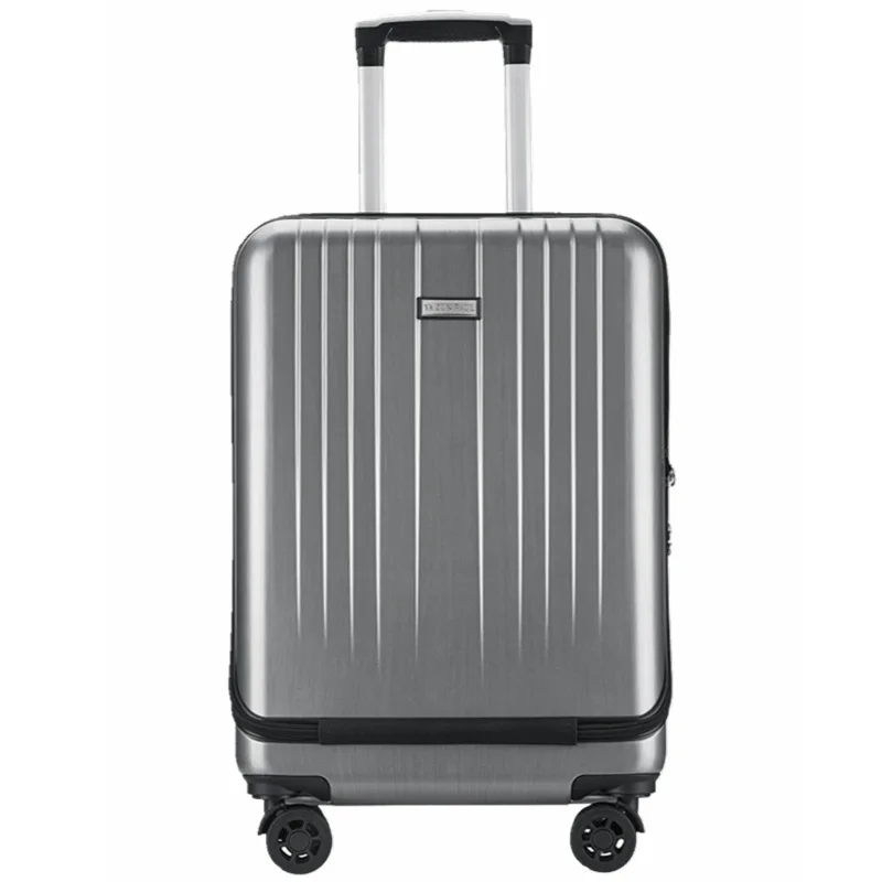 CALUDAN Дорожный чемодан, каютный багаж с сумкой для ноутбука, Женская тележка с зарядкой USB, Мужская высококлассная деловая коробка