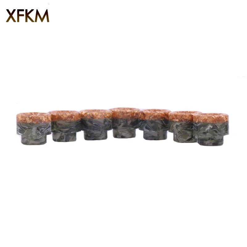 100pcs XFKM NEW 810 Drip Tips Epoxy Resin Drip Tip Wide Bore Mouthpiece for Kennedy24 Battle Goon 528-d RDA Atomizers