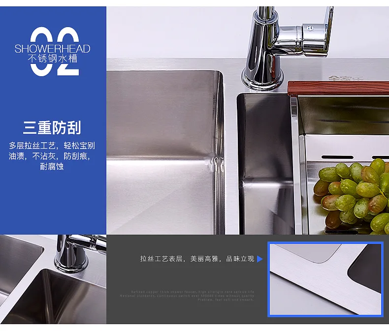 304 Stainless Steel Kitchen Sinks With Soap Dispenser Single Groove Single Bowl Or Undermount Sinks Vegetable Washing Basin Pots Kitchen Sinks Aliexpress