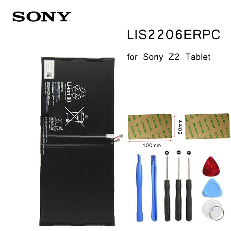 

Original Sony Tablet Battery For SONY Xperia Z2 SGP541CN SGP511 SGP512 SGP521 SGP541 SGP551 Tablet Batteries LIS2206ERPC bateria