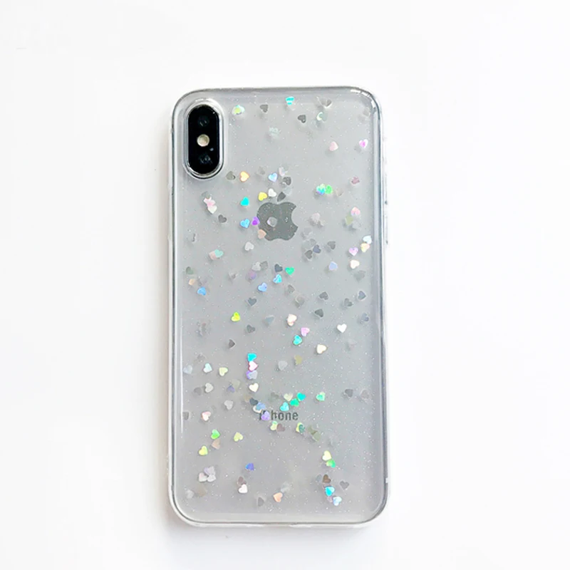 LACK-Fashion-Star-Phone-Cases-For-iphone-X-Love-Heart-Shining-Powder-Case-Bling-Glitter-Soft (2)