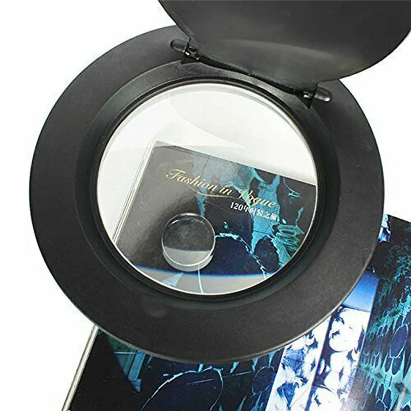 LED Lighted 5X 10X Magnifier Desk Lamp 40 LED Magnifying Lamp Magnifier Adjustable Light Desktop Magnifier Desk Lamp 40MR1510