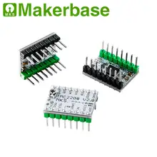 5 шт. 3D принтер запчасти StepStick MKS TMC2208 шаговый Драйвер ультра-тихий шаговый контроллер трубка встроенный драйвер тока 1.4A