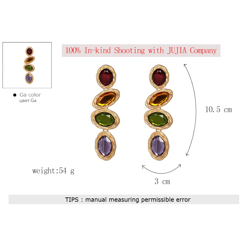 JUJIA роскошные стразы заявление с украшением в виде кристаллов Серьги Brincos, можно носить с драгоценный камень длинные висячие серьги для девочек Фирменное ювелирное изделие