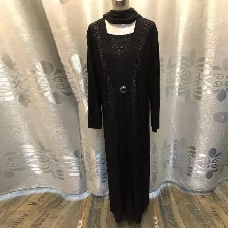 Vestidos abaya Кафтан Дубай Арабский мусульманский хиджаб платье кафтан Marocain Eid платья Рамадан Elbise Robe Femme Musulmane Longue - Цвет: as picture 4