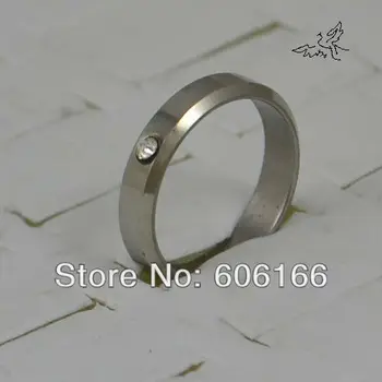 

30pcs/lot 4.5mm Mix Size Wedding Bands Stainless Steel Rings Crystal Rhinestone Classic Fashion Women's Jewelry Free Shipping