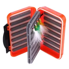 Двухслойная 5+ 6 сетка рыболовная снасть коробка водонепроницаемый авто открыть несколько отдельных отсеков организации коробка