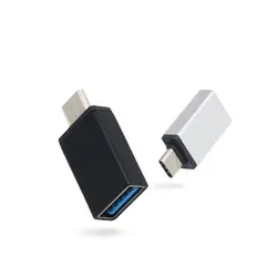 2 шт. Тип C USB 3,0 адаптер Тип C штекерным OTG USB3.0 Женский конвертер для Xiaomi для huawei