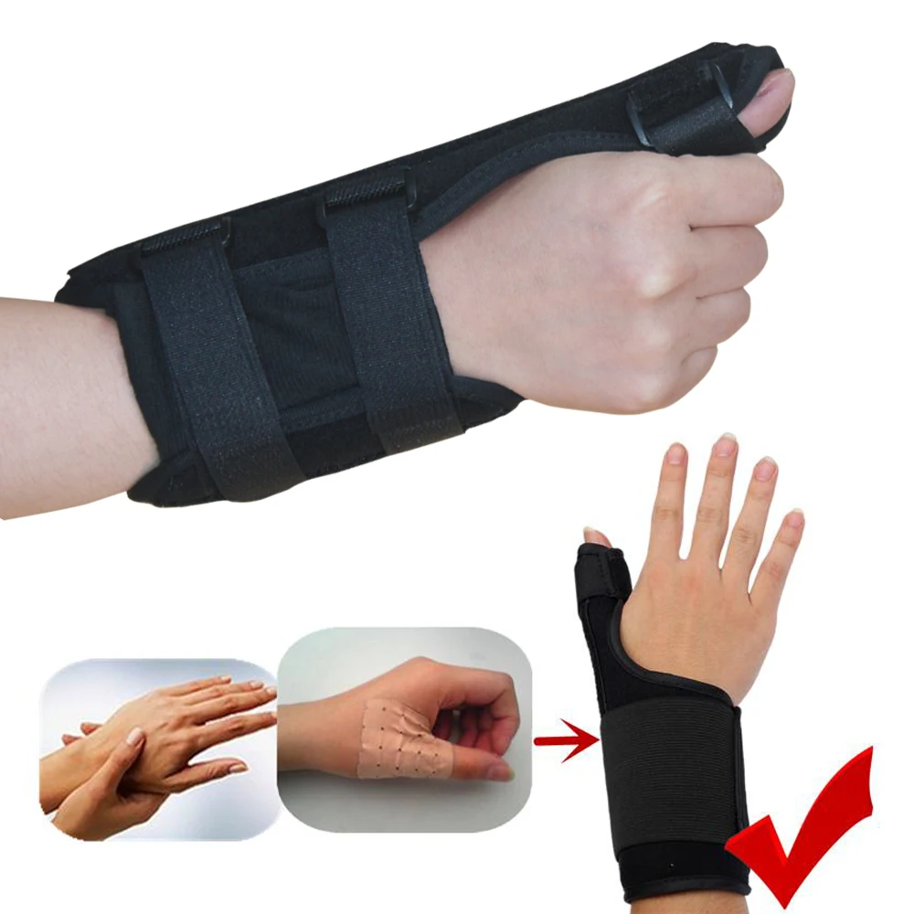 

Thumb Fracture, Wrist Sprain Protection Splint Sports Medical Treatment of Thumb Joint Protection Sprain in Basketball