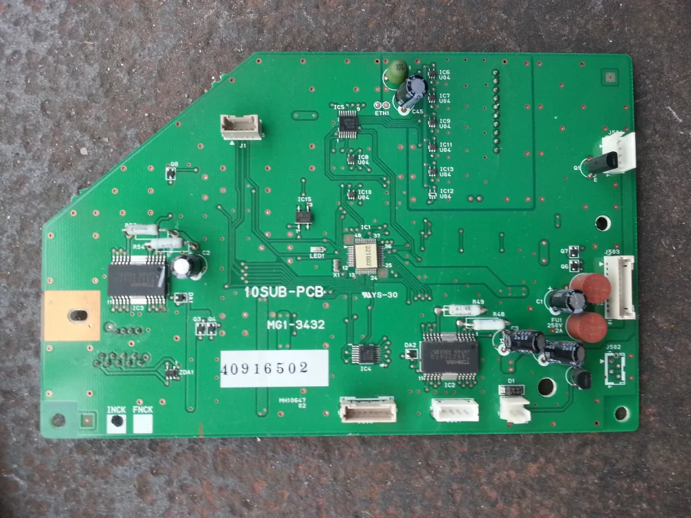 

INTERFACE BOARD FOR CANON SCANNER 9080 10SUB-PCB MG1-3432