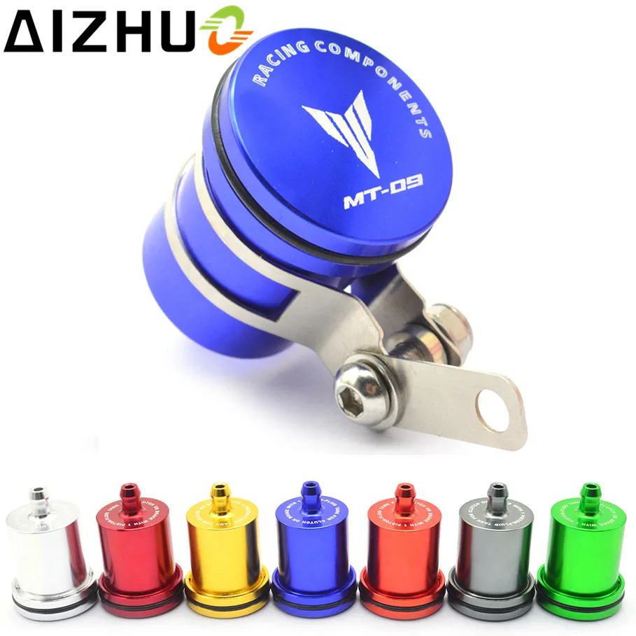 For Yamaha MT-09 MT09 MT 09 Motorcycle Brake Fluid Oil Reservoir Tank Oil Cup CNC Aluminum MT-09 LOGO Motorbike Reservoir Cup