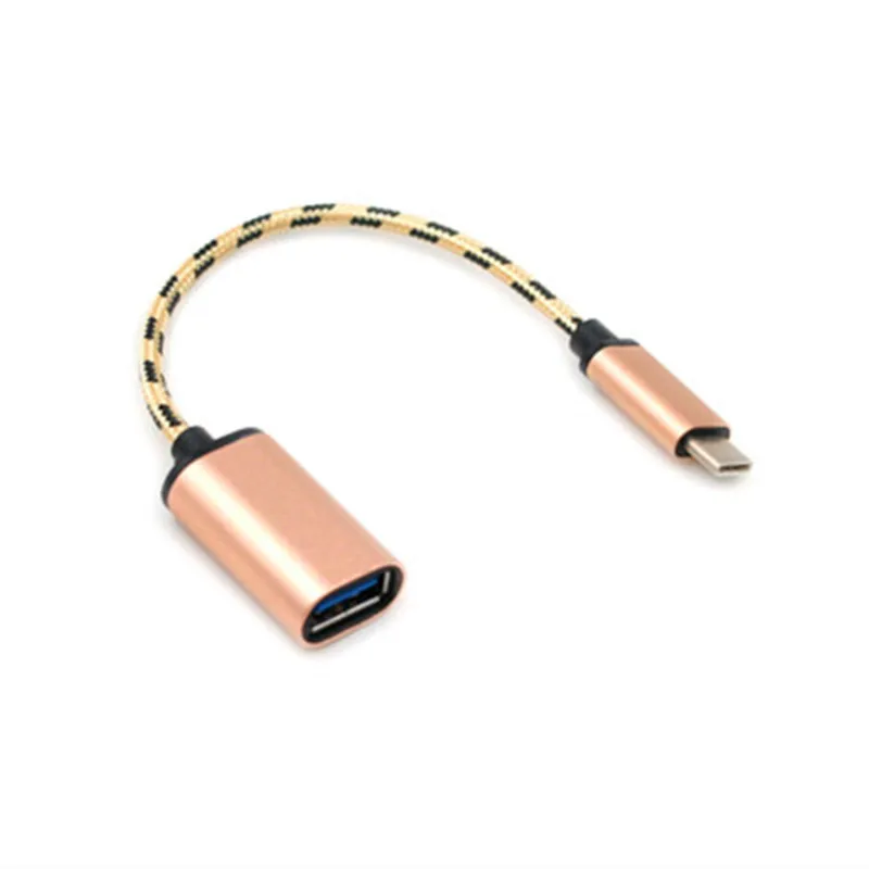 

NEW Metal USB Extension Cable USB C 3.1 Type C Male To USB Female OTG Data Sync Converter Adapter Cable YS-52