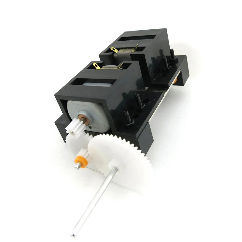 

1PCS C2A Gearbox DIY Car Reducer Assembly Dual Drive Motor Kit with 14500RPM Micro Motors for Electric Toys Accessories