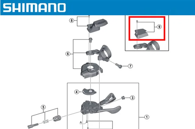 Shimano SLX M670 M7000 XT M780 M8000 клип кольцо палец циферблат изменение без окна
