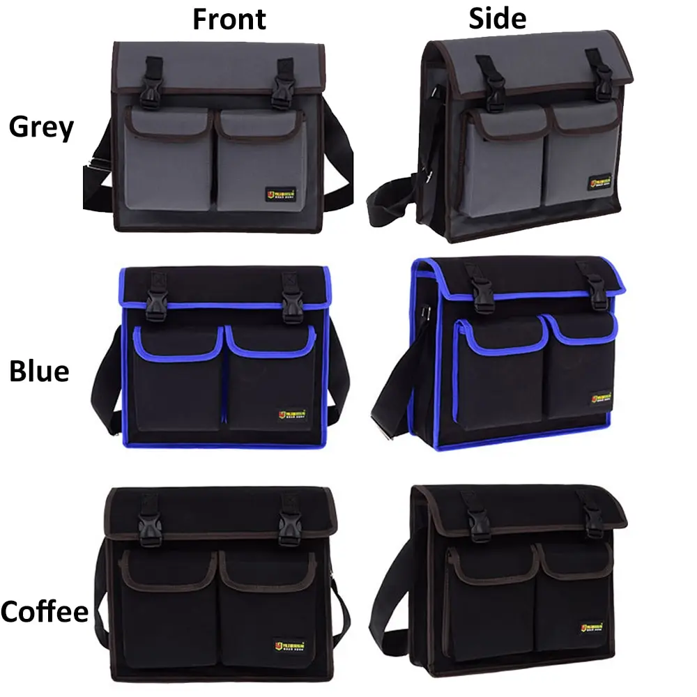 Tool Bag Toolkit Electrician tool Single Shoulder Bag Hardware Waterproof Wear-resistant Oxford Cloth tools belt bag Multiuse tool pouch