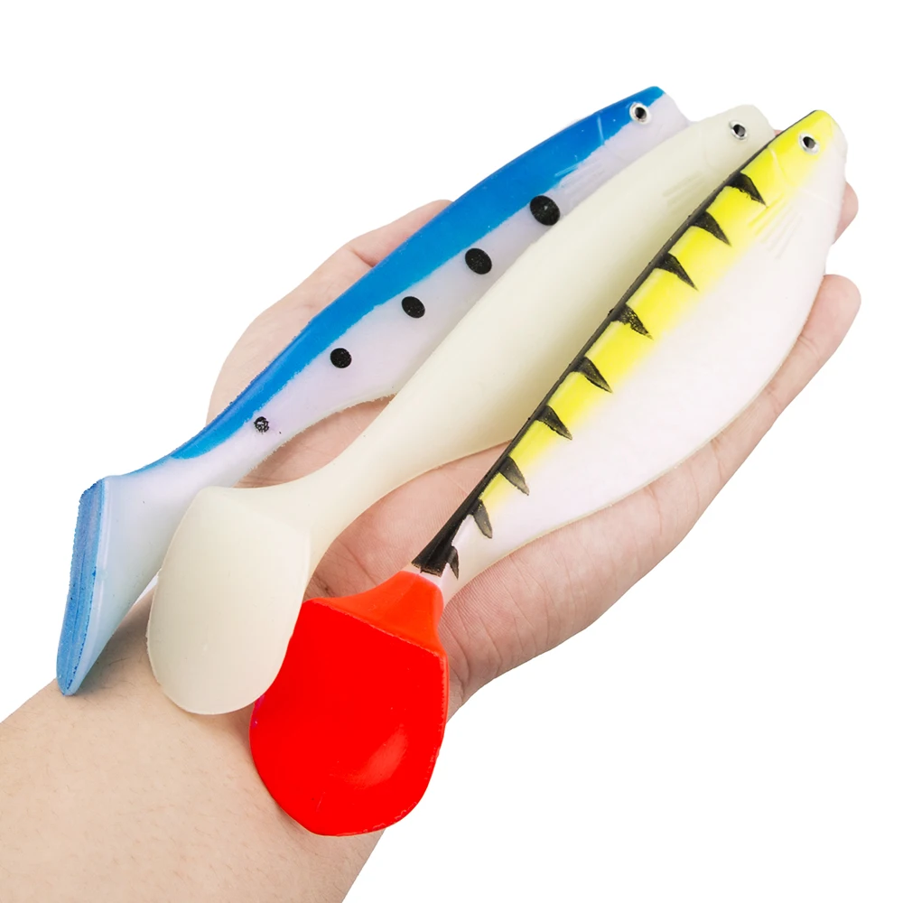 70g Fishing Lure 24cm Plastic Minnow Bait Fluorescent Fishing Bait