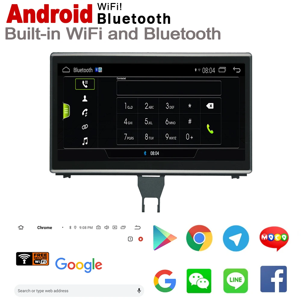 Clearance HD Screen Stereo Android 7.0 up Car GPS Navi Map For Audi A6 4G 2012~2015 MMI Original Style Multimedia Player Auto Radio WIFI 2