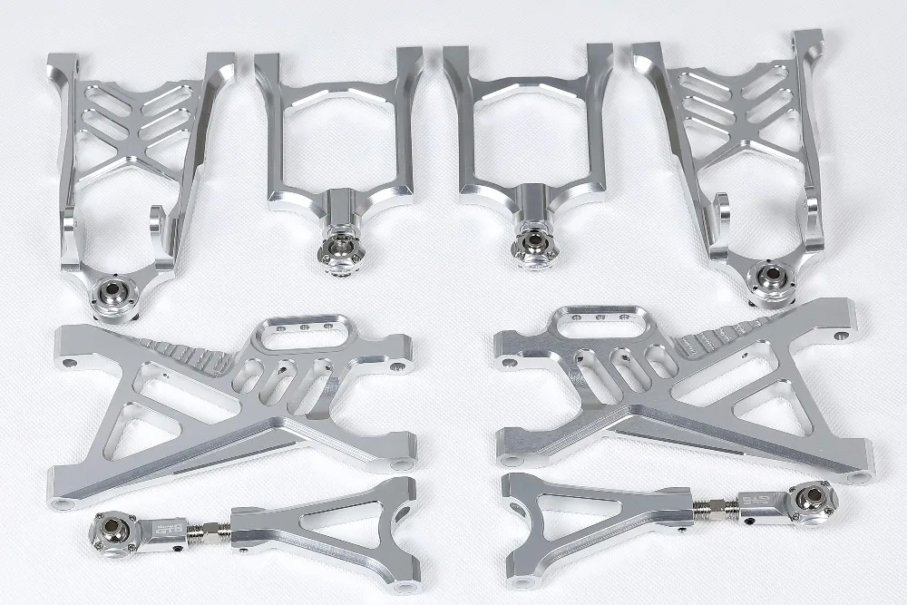 GTB гоночный CNC алюминиевый передний/задний нижний/верхний рычаг Набор для HPI/Rovan/КМ Baja 5b, ss, 5 t