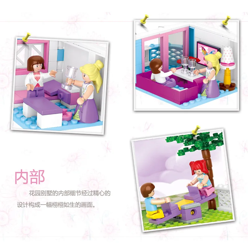 0535 539pcs Girl's Dream Constructor Model Kit Blocks Compatible LEGO Bricks Toys for Boys Girls Children Modeling 0535 539pcs Girl's Dream Constructor Model Kit Blocks Compatible LEGO Bricks Toys for Boys Girls Children Modeling