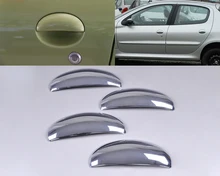 Beler ABS Chrome наружная дверь ручка Крышка отделка высокое качество Экстерьер стайлинга автомобилей Наклейки Авто Интимные аксессуары для Peugeot 206 206cc