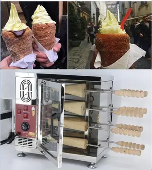 

Free shipping Electrical chimney cone oven machine; Bread barbeque machine/chimney Waffle maker