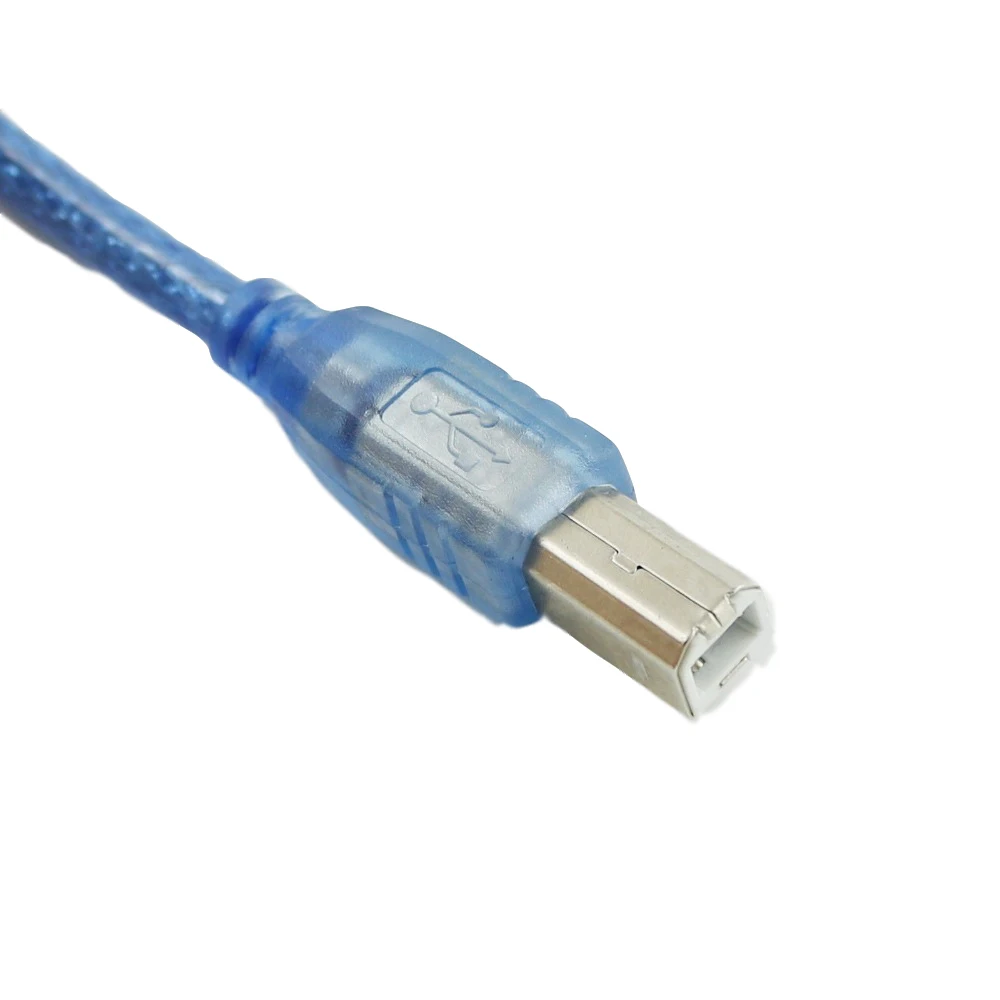 5x синий USB 2,0 Тип A женский разъем для USB 2,0 Тип B штекер Сканер Принтер адаптер Соединительный кабель 30 см/1 фут