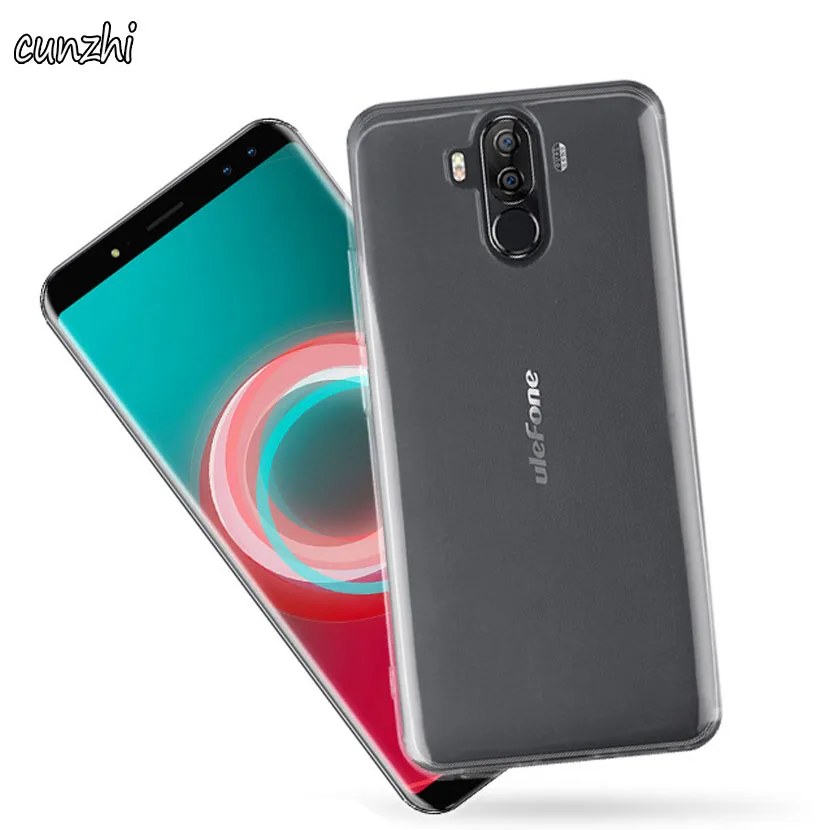 Для Ulefone power 3 силиконовый чехол 6 0 &quotУльтратонкий Мягкий ТПУ прозрачный для