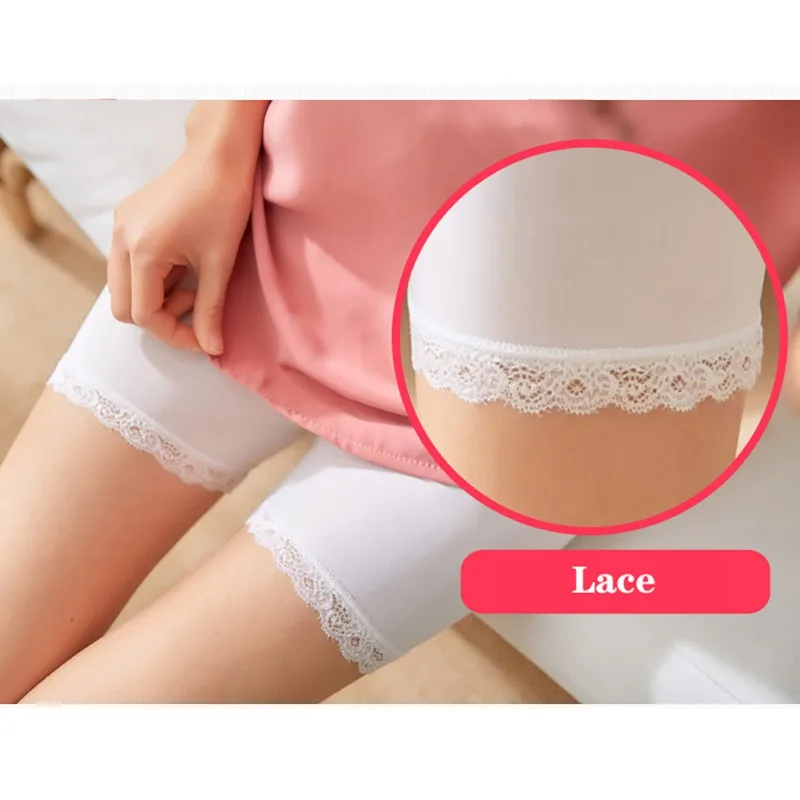 1pc New Summer Women Comfortable Safety Short Pants Seamless Shorts Under Skirt Lace Underwears Modal Boxers Safety Shorts Hot