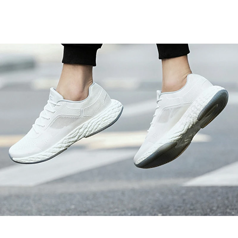 ONEMIX Running Shoes for Men High-tech Sneakers White Shoes Light Breathable Mesh Casual Shoes Outdoor Men Walking Sneakers