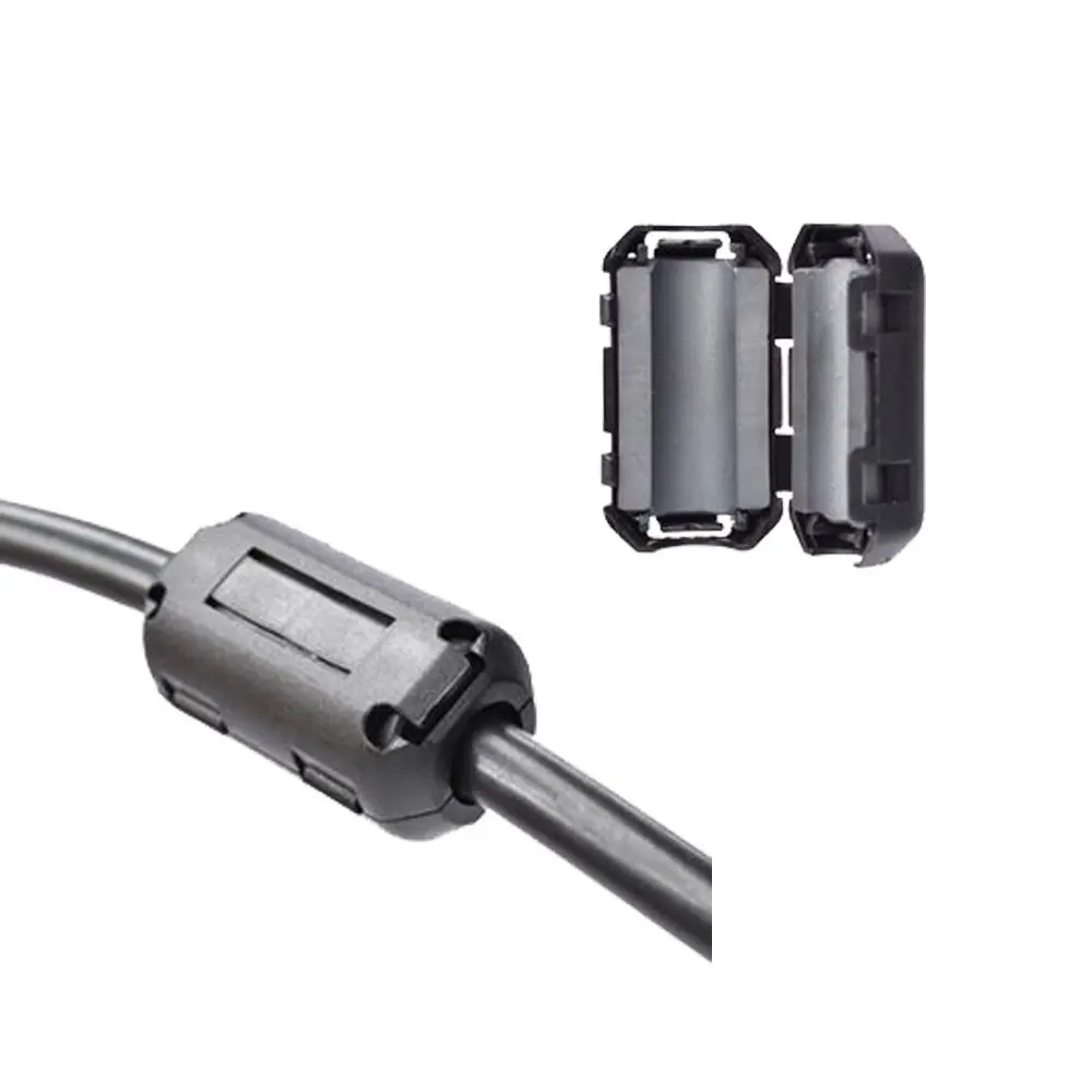 ISKUKA [Pack Of 10] Ferrite Beads Clip - On Design For HDI Cable USB - View #3