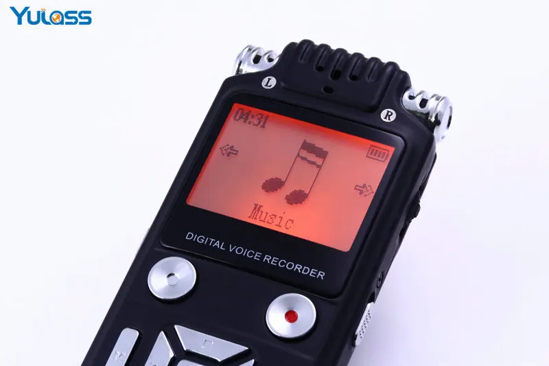 Yulass 8GB Digital Voice Recorder Dictaphone Large Black Professional Business Portable Dual-core USB Audio Recorder Of MP3/WAV Yulass 8GB Digital Voice Recorder Dictaphone Large Black Professional Business Portable Dual-core USB Audio Recorder Of MP3/WAV