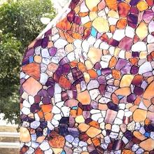 75*400 см огнеупорные статические конфиденциальности ПВХ оконные пленки не клейкая наклейка матовое стекло контроль тепла анти УФ защитная крышка