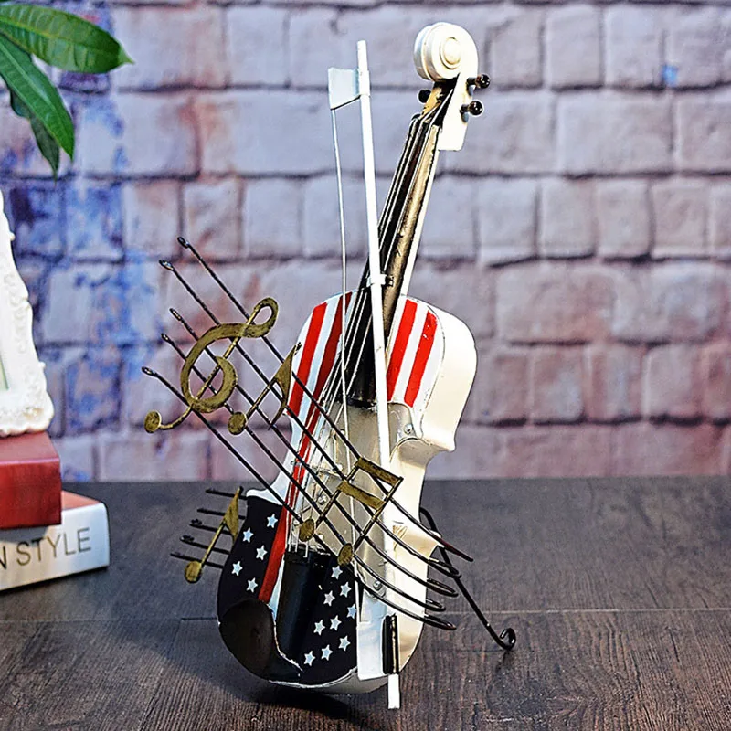 

Retro Violin Model Creative Home Ornament Decoration Souvenir @LS