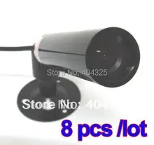 8pcs Mini Bullet Color Outdoor CCTV CMOS Security wide angle Camera 3.6mm lens