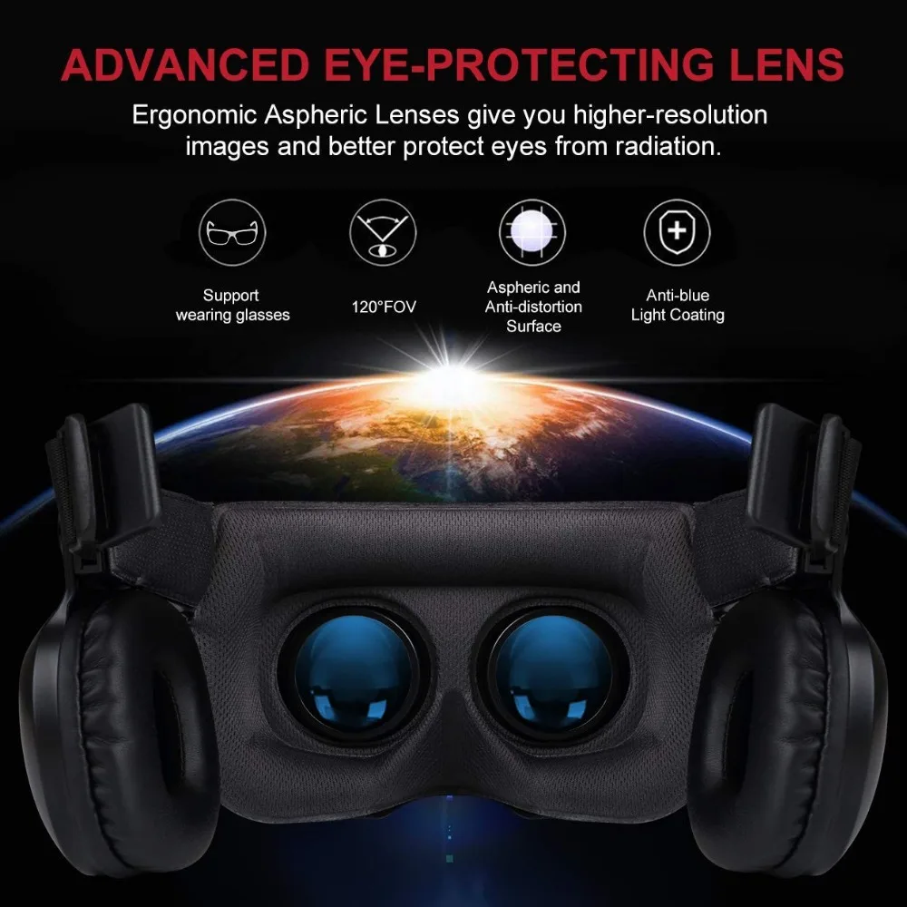 BOBOVR Z5 3D VR очки шлем виртуальной реальности 2020 с стереозвуком для смартфона 4 7 6 2