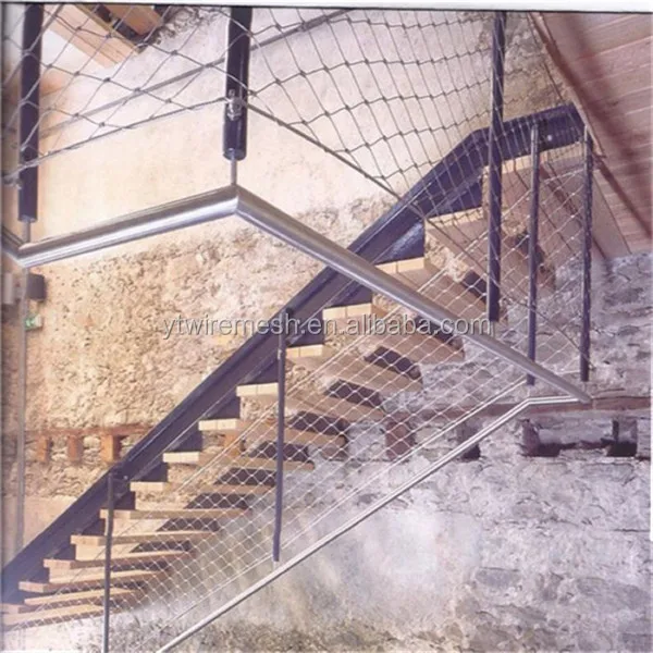 Stainless steel bridge mesh,Stair Railing Mesh,staircase mesh