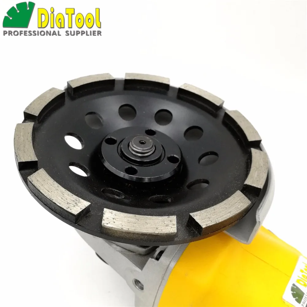 2pks 4" Diamond Grinding disc #30/40 coarse fast working Single Row cup wheel for abrasive material